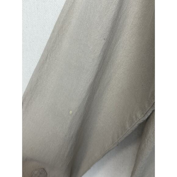 Coof Andy Cuban Guayabera Shirt Mens XL Button Up Embroidered Tan Long Sleeve - Picture 10 of 15